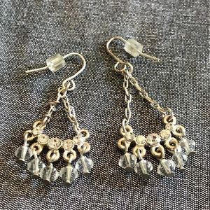 Dangly Silver Earrings